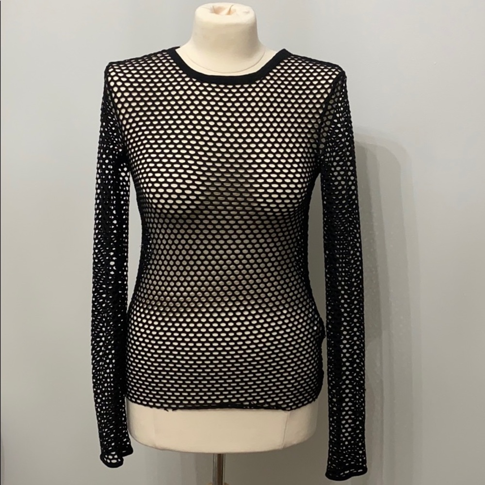 New with tags Zara mesh top size medium